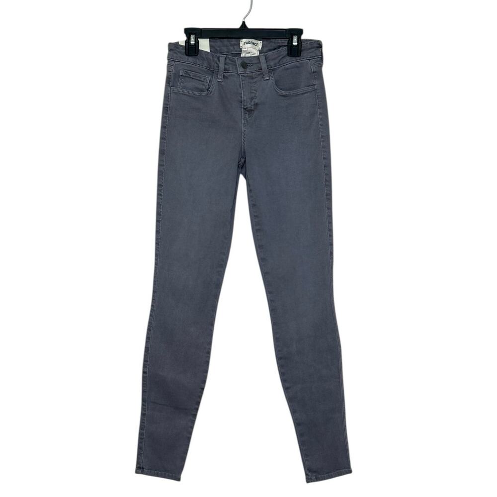 L'Agence gray Brigitte mid rise skinny jeans size 25 - 2